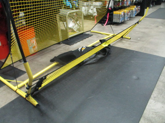 PodiuMax Upgraded Portable Soccer Trainer 2 in 1 Soccer Rebounder Net