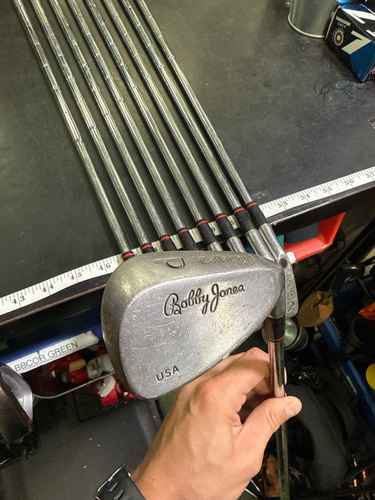 Vintage Callaway S2H2 Bobby Jones USA 9pc Right Hand Iron Set 3-9i and Pw