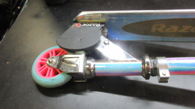 Load image into Gallery viewer, Used Razor Kick Scooter Special Edition Holographic  Foldable
