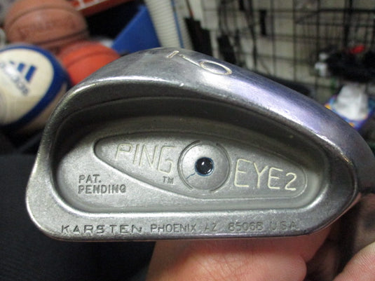 Used Ping Eye 2 Blue Dot Iron Set 3-9 (Missing wedge)- RHS