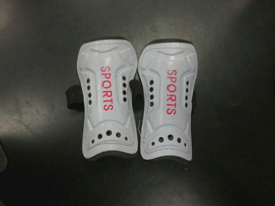 Used Shin Guards in White 6.5