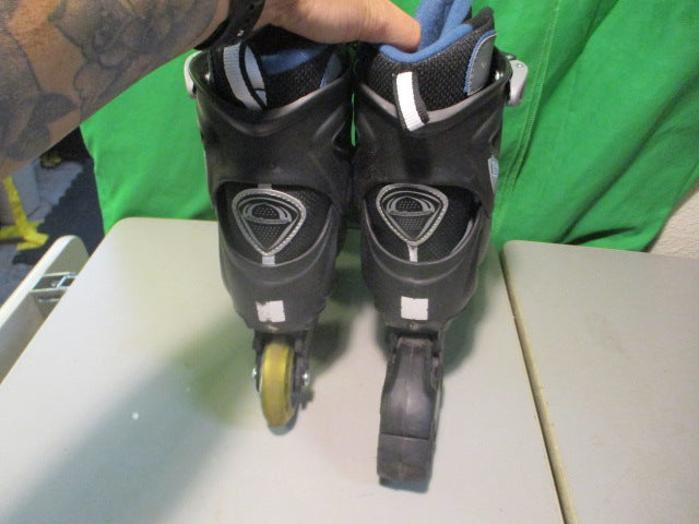 Load image into Gallery viewer, Used Blade Runner Pro 80 Size 10 In Line Roller Blades Missing Strap
