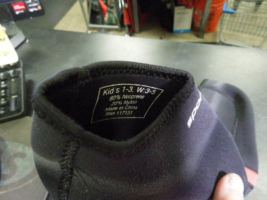 Used Sporti Water Socks Size Y 1-3 W 3-5