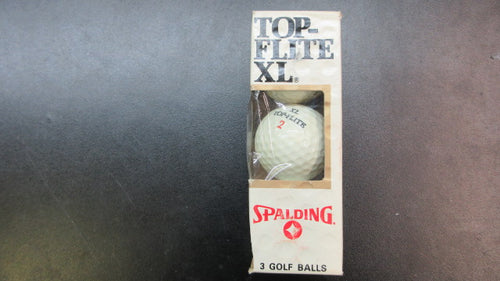 Vintage Spalding Top-Flite XL Golf Balls Set Of 3