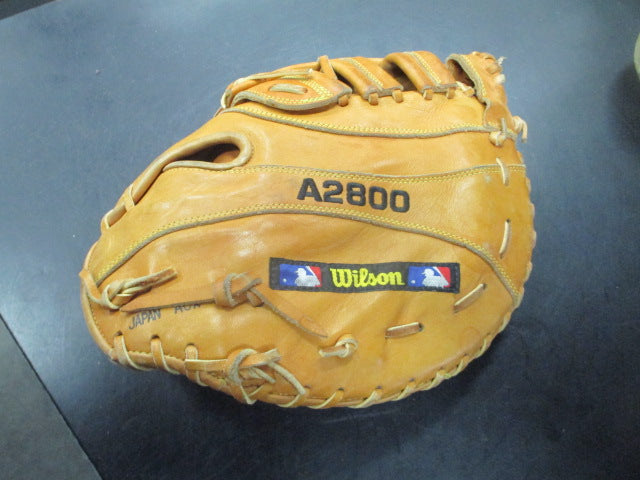 Load image into Gallery viewer, Used Wilson The A2802 1st Base Mitt Pro Back LHT
