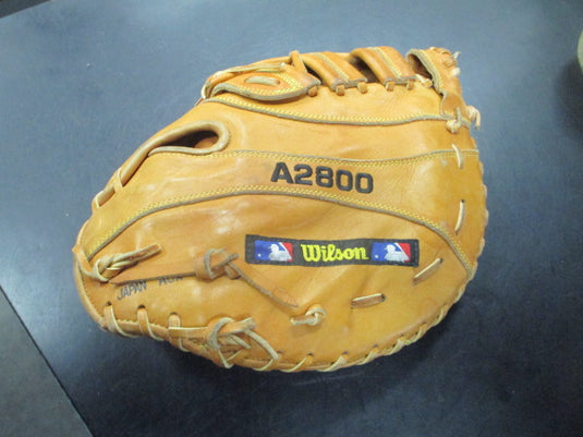 Used Wilson The A2802 1st Base Mitt Pro Back LHT
