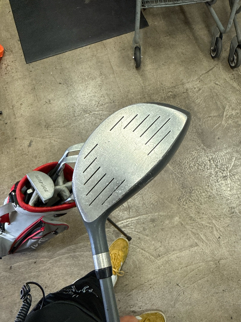 Load image into Gallery viewer, Used Top Flite Jr Golf Club Set 6 Clubs + Stand Bag
