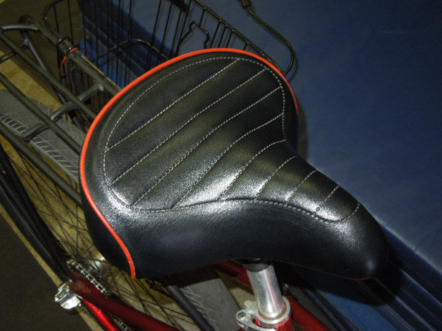 Load image into Gallery viewer, Used Phat Cycles Rumble Beach Cruiser 29" Wheels in Cherry Red
