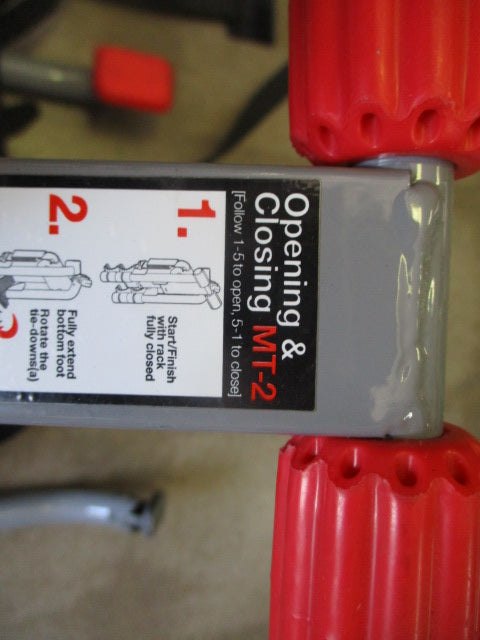Used Allen Sports 2 Bike Trunk Rack - missing one foot