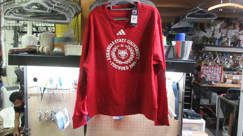 Adidas Arkansas State University Red Wolves Crew Neck - Size Large