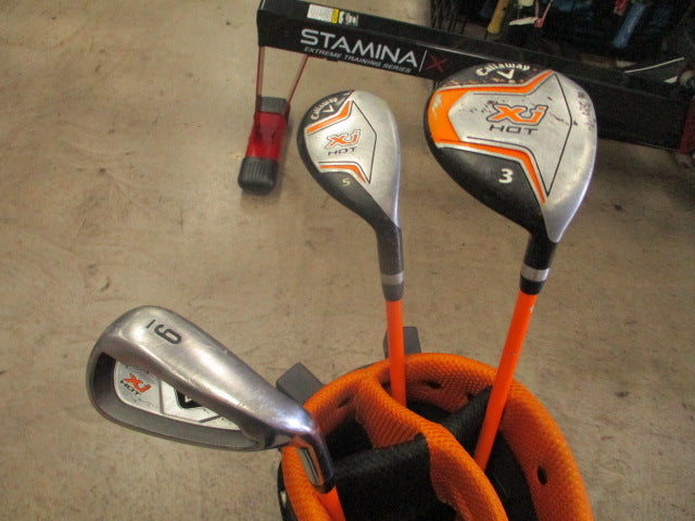 Load image into Gallery viewer, Used Callaway XJ Hot 4 Piece Jr Golf Set w/ Bag
