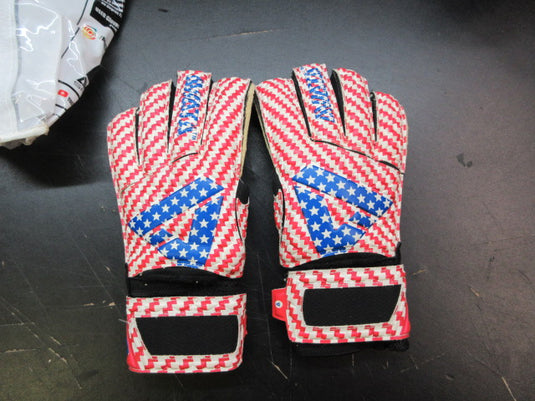 Used Aviata Viper Carbon Soccer Goalkeeper Gloves - Size 5