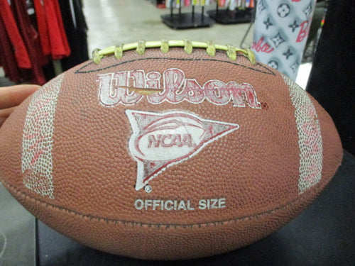 Used Wilson Official Size NCAA Football - Cut