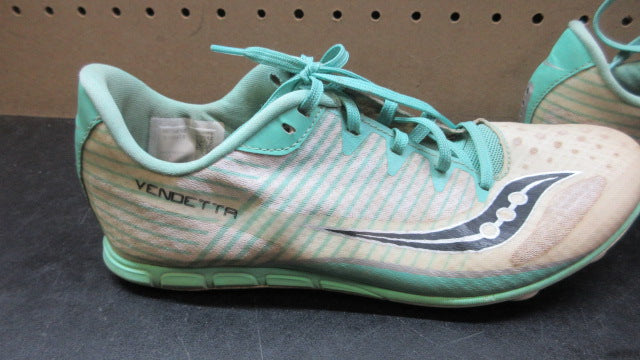 Load image into Gallery viewer, Used Saucony Vendetta Track Cleats - Size Womens 8
