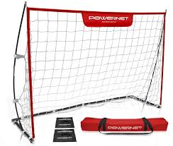 New PowerNet 12'x6' Soccer Goal - Lightweight Frame - Sandbags Included