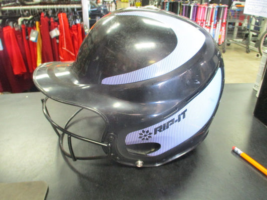 Used Rip-It Small/Medium 6 - 6 7/8 Batting Helmet W/ Face Guard