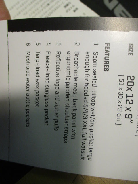 Load image into Gallery viewer, Dakine Mission Surf Wet/Dry Rolltop Backpack 30L
