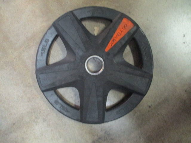 Load image into Gallery viewer, Used Booty Builder Ruber OLYMPIC WEIGHT PLATE Sold as Set of 2
