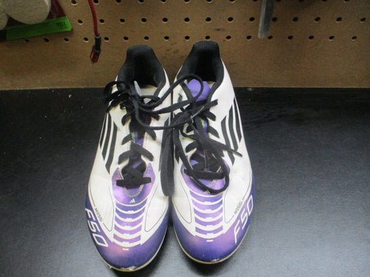 Used Adidas Kids F50 Club FG Messi Soccer Cleats - Size 3.5