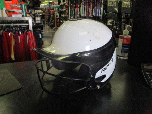 Used Rip It Vison Batting Helmet with Face Mask Size 6 - 6 7/8