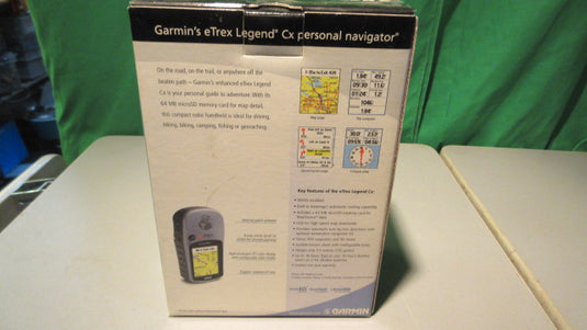 Used garmin eTrex Legend Cx Personal navigator