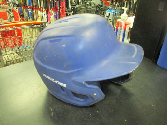 Used Rawlings Rev A Jr Batting Helmet With Cheek Guard in Blue Size 6 3/8 -7 1/8