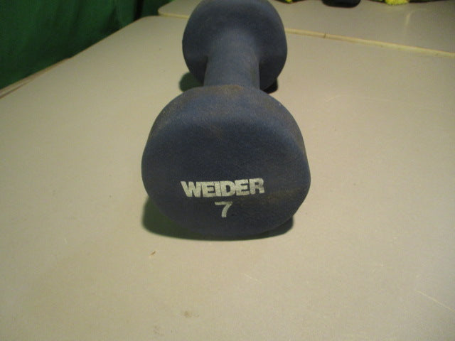 Load image into Gallery viewer, Used 7 LB Weider Neoprene Dumbbell
