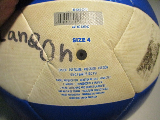 Load image into Gallery viewer, Used Adidas X Size 4 Soccer Ball
