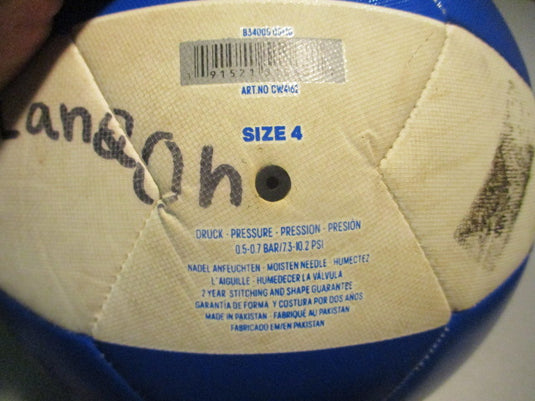 Used Adidas X Size 4 Soccer Ball