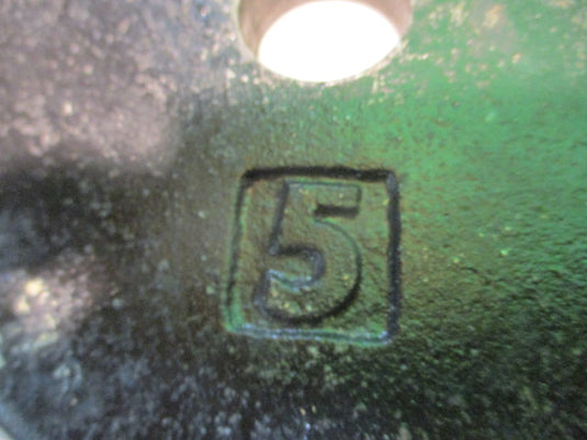 Used Standard 5LB Cast Iron Weight Plate