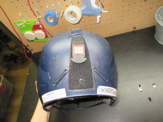 Used Wilson Batting Helmet W/ Mask - Size 6 1/8 - 7 1/4