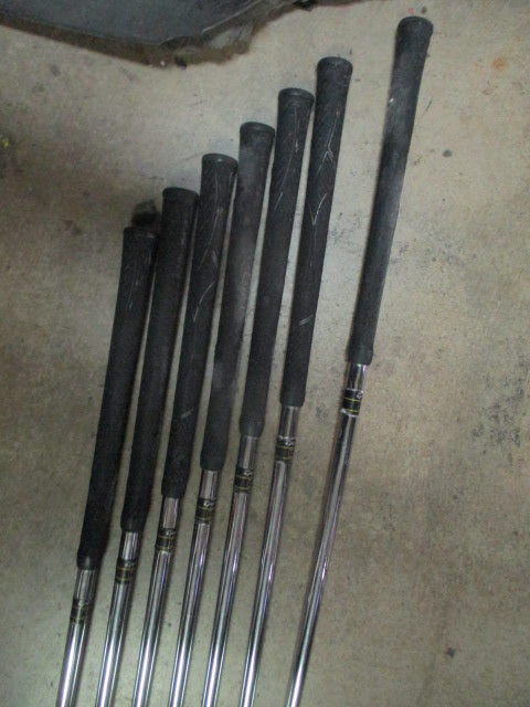 Load image into Gallery viewer, Used Taylormade Rac RH Steel Shaft 4-PW IRON SET Stiff (needs Grips)
