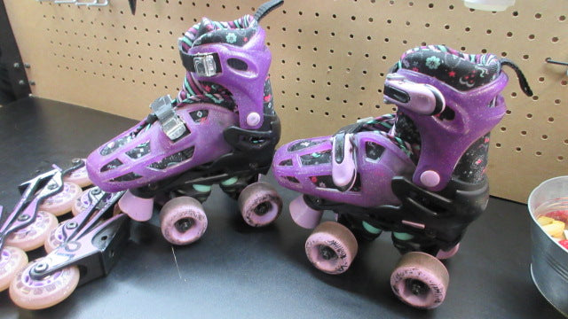 Load image into Gallery viewer, Used Roller Derby Lomond Girls Adjustable Inline-Quad Combo Skates - Size 12-2
