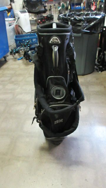 Load image into Gallery viewer, Used Burton Golf Stand Bag w/ Carry Strap - torn rain cover, missing zipper
