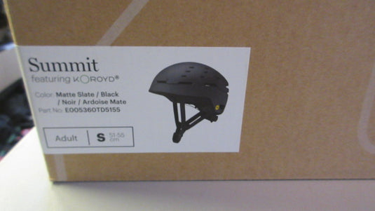 Smith Summit Mips BOA Snow Helmet Size Adult Small Matte Gray (Demo)