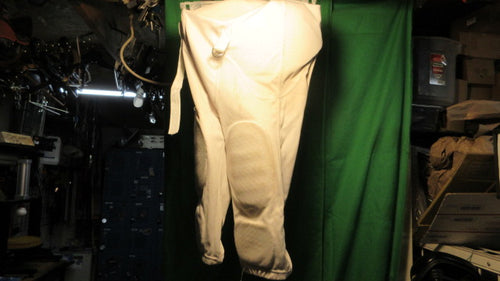 Used Champro Practice Football Pants Integrated Pads Adult Small - White
