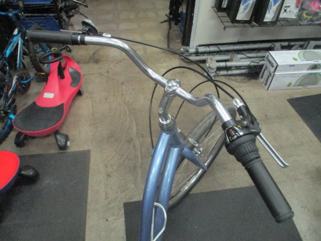 Load image into Gallery viewer, Used Electra Townie 26" 7 Speed Step Thru Blue Cruiser Bicycle
