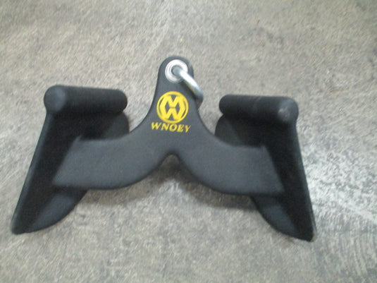 Used Wnoey 12" Rubber Coated Lat Pull Down Attachment