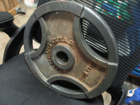 Used Fitness Gear Cast Iron 45LB Weight Plate