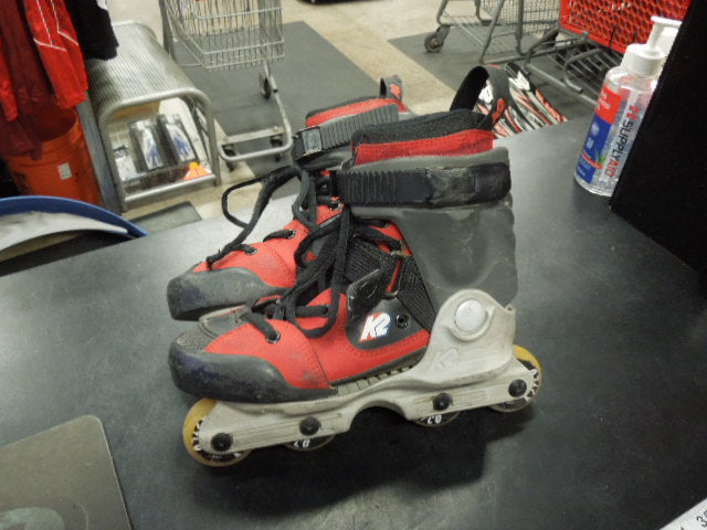 Load image into Gallery viewer, Used Heavy Wear K2 80 Mini Youth Roller Skates Size 2 - 4
