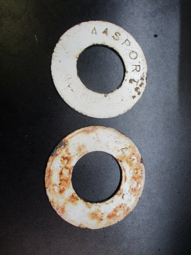 Used 44Sport White 0.25 lb Olympic Fractional Plates ( 2 QTY)