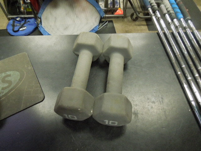 Load image into Gallery viewer, Used Pair of 10 lb Neoprene Dumbbells
