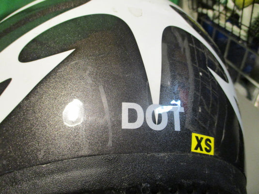 Used Oneal Dot XS Motorcross Helmet Missing Chin Guard