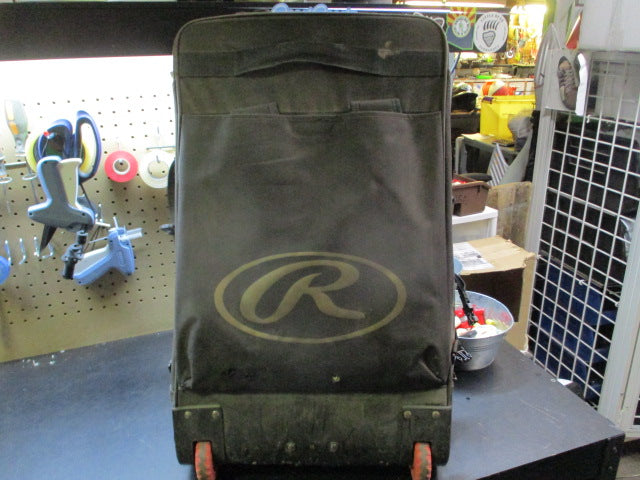 Load image into Gallery viewer, Used Rawlings Catchers Rolling Bag *HAS A HOLE*
