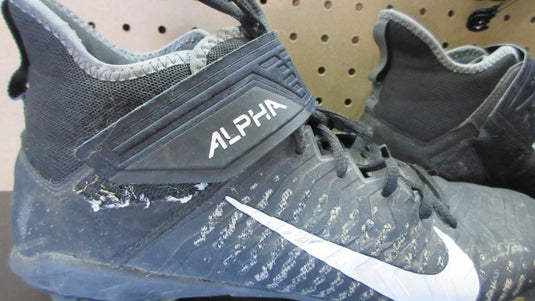 Used Nike Men's Alpha Menace Pro 2 Mid Football Cleats - Size 9.5