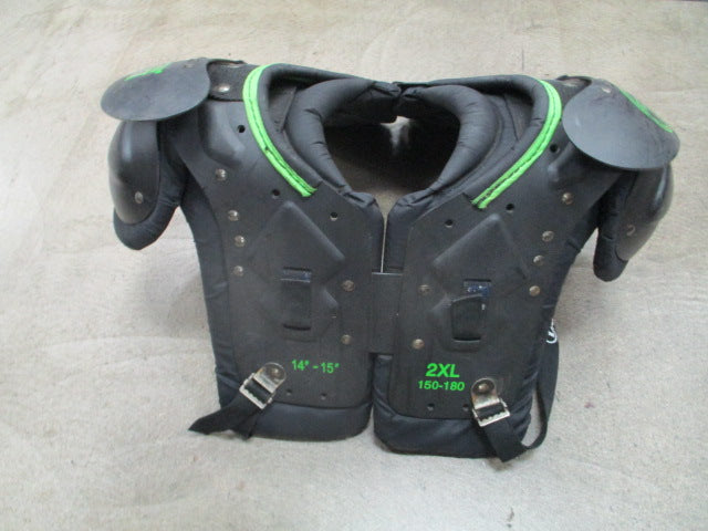 Load image into Gallery viewer, Used Tag Battle Gear II Football Shoulder Pads Size Youth 2XL
