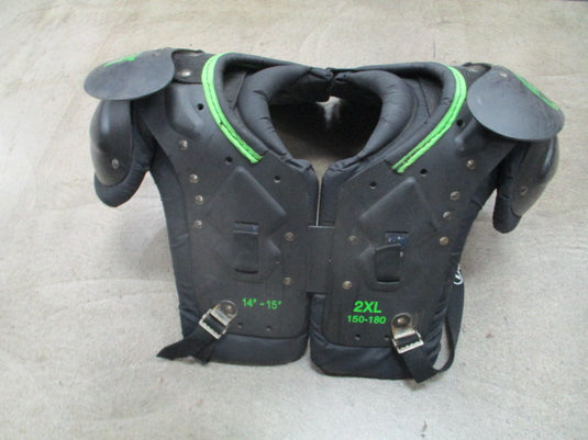 Used Tag Battle Gear II Football Shoulder Pads Size Youth 2XL