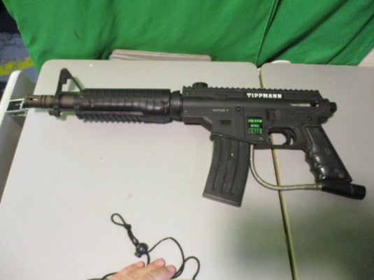 Used Tippmann Bravo 1 Elite Painball Gun With Hopper