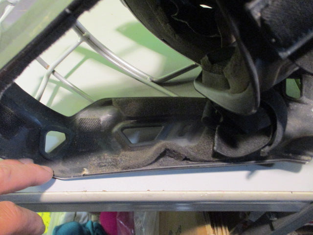 Load image into Gallery viewer, Used Rawlings REV B Size 7 1/8 - 7 1/2 Baseball Catchers Helmet Missing Chin Pad
