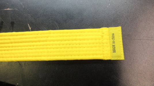 Used Yellow Karate Belt - Size 1